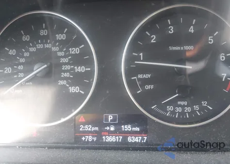 2013 BMW 328I из США, поврежденный, VIN WBA3C1G55DNN93582